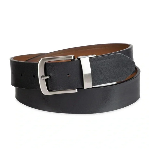 Dickies Men's Two-In-One Reversible Tan to Black Casual Belt - Picture 1 of 7